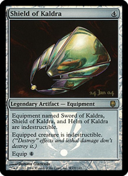 画像1: 【DST/PrePR】※Foil※《カルドラの盾/Shield of Kaldra》 (1)