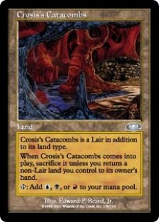 【PLS】※Foil※《クローシスの地下墓地/Crosis's Catacombs》【U】