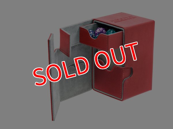 画像2: Ultimate Guard デッキケース FLIP'n'TRAY XENOSKIN 100+ Red (2)