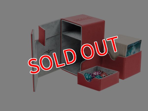 画像3: Ultimate Guard デッキケース FLIP'n'TRAY XENOSKIN 100+ Red (3)