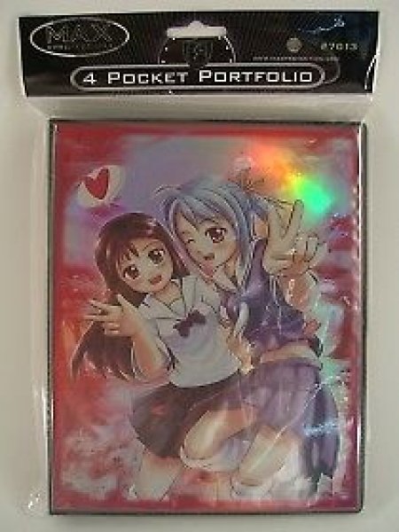 画像2:  【倉庫在庫】 MAXスクールガール 4ポケットバインダー School Girls 4 Pocket Holofoil Portfolio Binder (2)