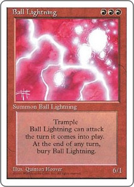 画像1: ※特価※【4ED】《ボール・ライトニング/Ball Lightning》【R】 (1)