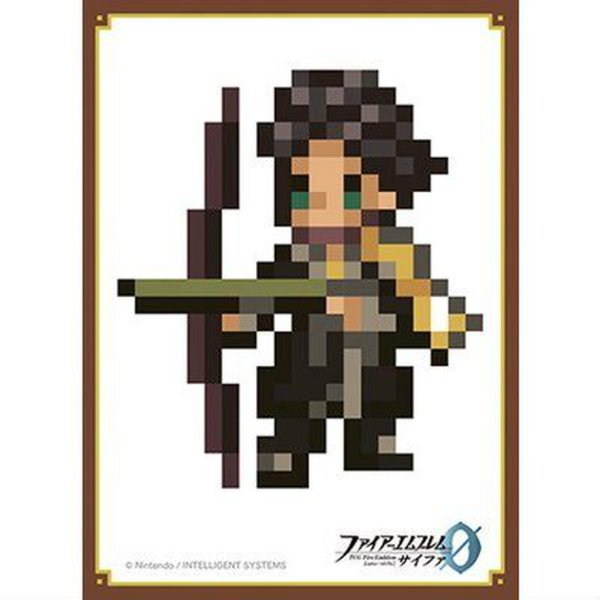 画像1:  【倉庫在庫】 ファイアーエムブレム０ 21弾BOX購入特典スリーブ ( クロード ドット絵)　5枚入り (1)