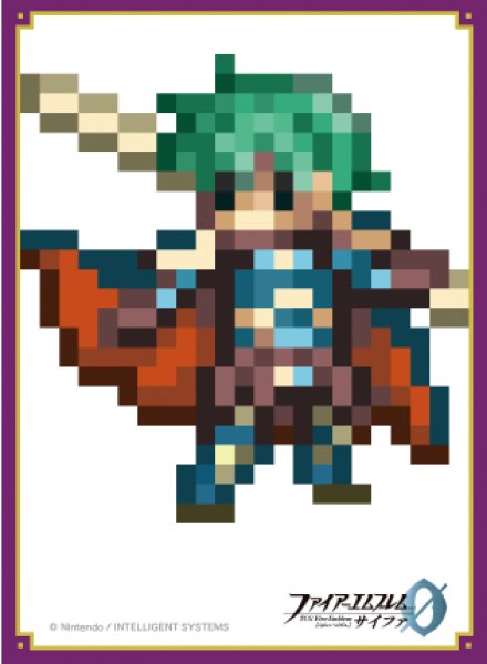 画像1:  【倉庫在庫】 ファイアーエムブレム０ 18弾BOX購入特典スリーブ ( ベレト ドット絵)　5枚入り (1)