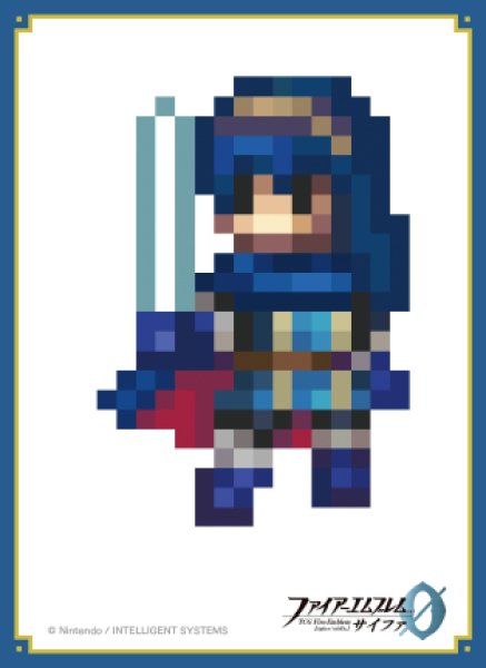 画像1:  【倉庫在庫】 ファイアーエムブレム０ 17弾BOX購入特典スリーブ (ルキナ ドット絵)　5枚入り (1)