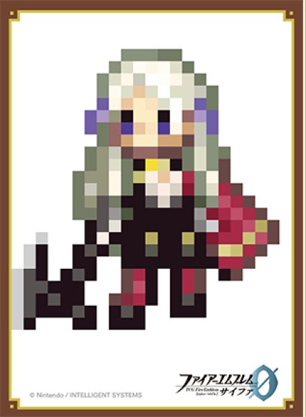 画像1:  【倉庫在庫】 ファイアーエムブレム０ 19弾BOX購入特典スリーブ (エーデルガルト ドット絵)　5枚入り (1)