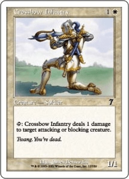 画像1: 【7ED】※FOIL※《弩弓歩兵/Crossbow Infantry》【C】 (1)