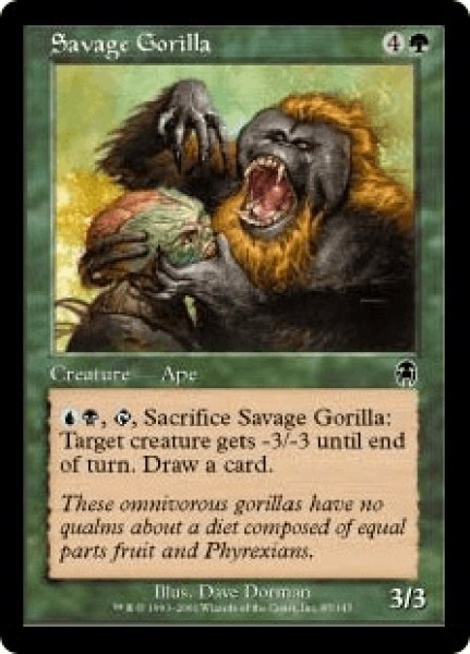 画像1: 【APC】※Foil※《凶暴なゴリラ/Savage Gorilla》【C】 (1)