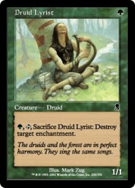 画像1: 【ODY】※FOIL※《ドルイドの抒情詩人/Druid Lyrist》【C】 (1)