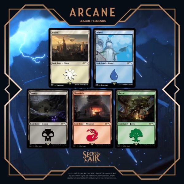 画像1: マジック：ザ・ギャザリング SECRET LAIR「X Arcane: Lands」英語版 (1)