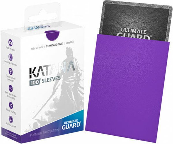 画像1: Ultimate Guard スタンダード サイズ KATANAスリーブ 紫色 100枚入 (1)