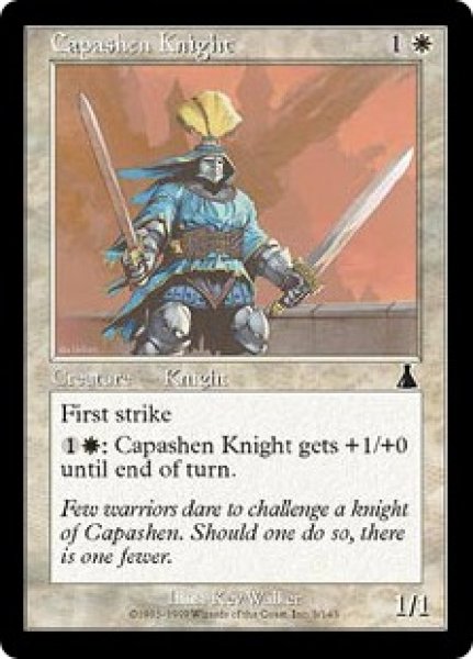 画像1: 【UDS】※Foil※《キャパシェンの騎士/Capashen Knight》【C】 (1)