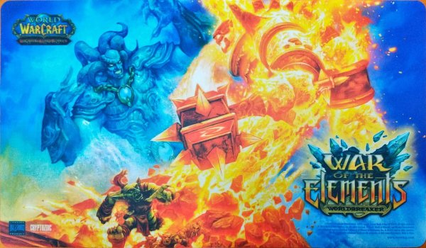 画像1: WORLD OF WARCRAFT TCG WAR OF THE ELEMENTS 特典プレイマット    (1)