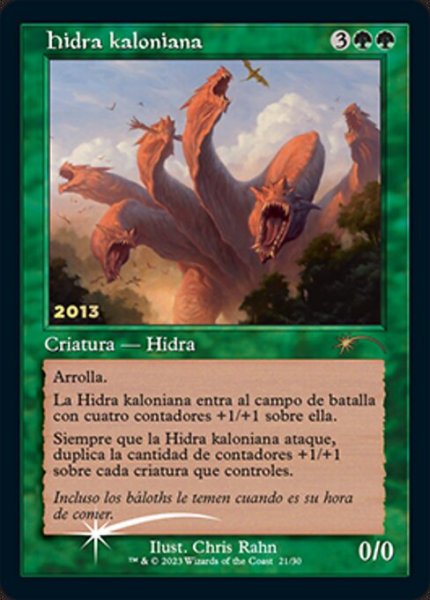 画像1: 【MTG/PR】※Foil※《カロニアのハイドラ/Kalonian Hydra》【PR】（30周年記念PR/ピロー袋未開封） (1)