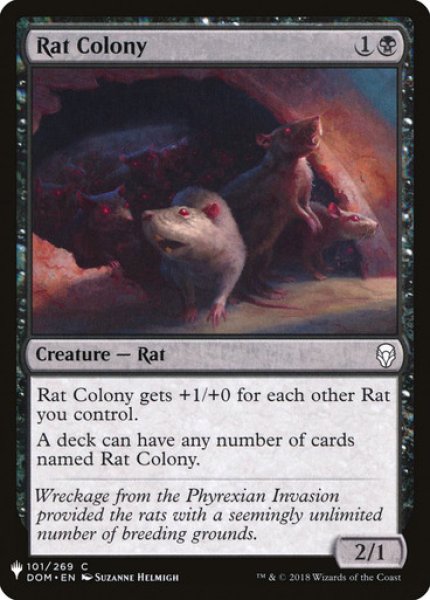 画像1: 【再録カード】《ネズミの群棲/Rat Colon》【C】 (1)