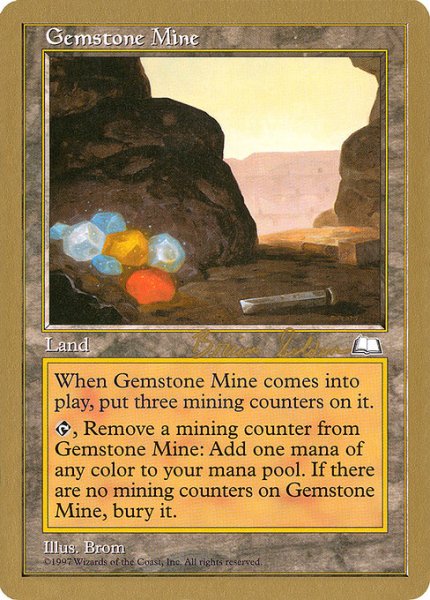 画像1: 《宝石鉱山/Gemstone Mine》(Brian Selden 1998 ) ※Not Tournament Legal (1)