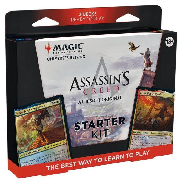 画像1:  【予約商品】  マジック・ザ・ギャザリング　ユニバースビヨンド『アサシンクリード』スターターキット　英語版（Magic: The Gathering®— Assassin's Creed® Starter Kit） 【24年7月5日発売】 (1)