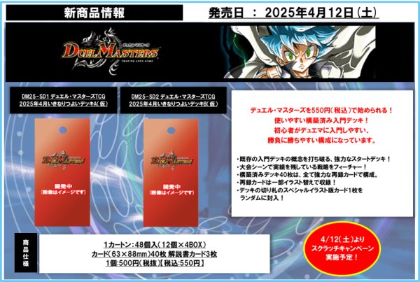 デュエル・マスターズTCG【DM25-SD2】いきなりつよいデッキ 力の