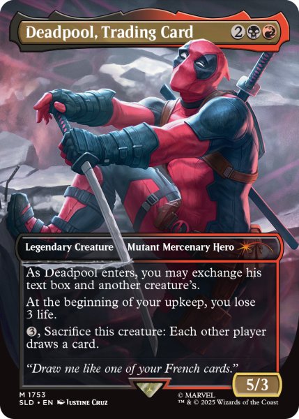 MTG Secret Lair x Marvel’s Deadpool 英語版F マジック：ザ・ギャザリング SECRET LAIR『Secret Lair x