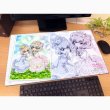 画像2:  【予約商品】  カーテン魂　ガールズ＆パンツァー　最終章　ラバーマット（アンチョビ＆カチューシャ） 【25年8月下旬発売】 (2)