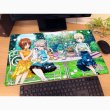 画像2:  【予約商品】  カーテン魂　ガールズ＆パンツァー　最終章　描き下ろしラバーマット（お茶会） 【25年8月下旬発売】 (2)