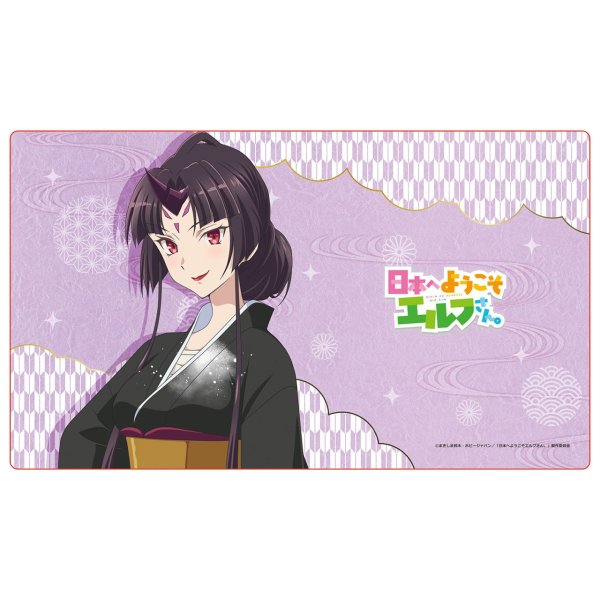 画像1:  【予約商品】  エムズファクトリー　日本へようこそエルフさん。ラバーマット ウリドラ（浴衣） 【25年6月発売】 (1)