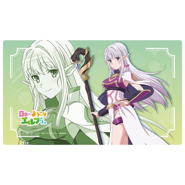 画像1:  【予約商品】  エムズファクトリー　日本へようこそエルフさん。ラバーマット（マリー）  【25年6月発売】 (1)