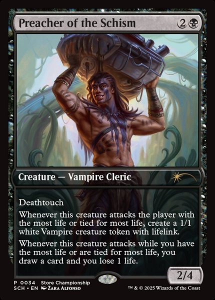 画像1: 【MTG/PR】※Foil※《分派の説教者/Preacher of the Schism》 (1)