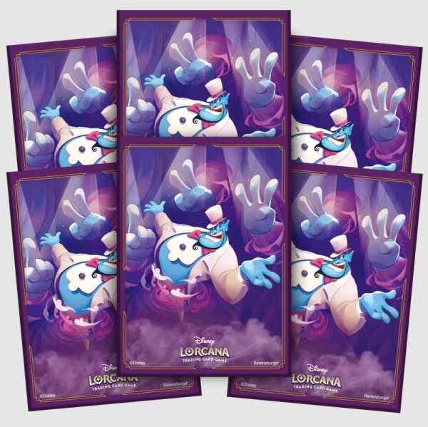 画像2: ディズニー・ロルカナ・TCG　日本語版　 公式カードスリーブ 「ジーニー  頼れる友だち」（65枚入り）    (2)