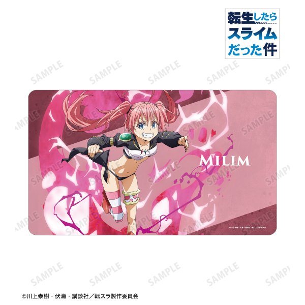 画像1:  【予約商品】  アルマビアンカ　転生したらスライムだった件 ミリム マルチデスクマット 【25年10月上旬発売】 (1)