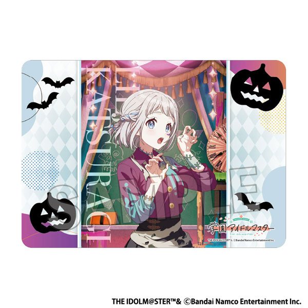 画像1:  【予約商品】  PROOF 学園アイドルマスター　イラストプレイマットNT　白線 '24ハロウィン 葛城リーリヤ 【25年8月発売】 (1)