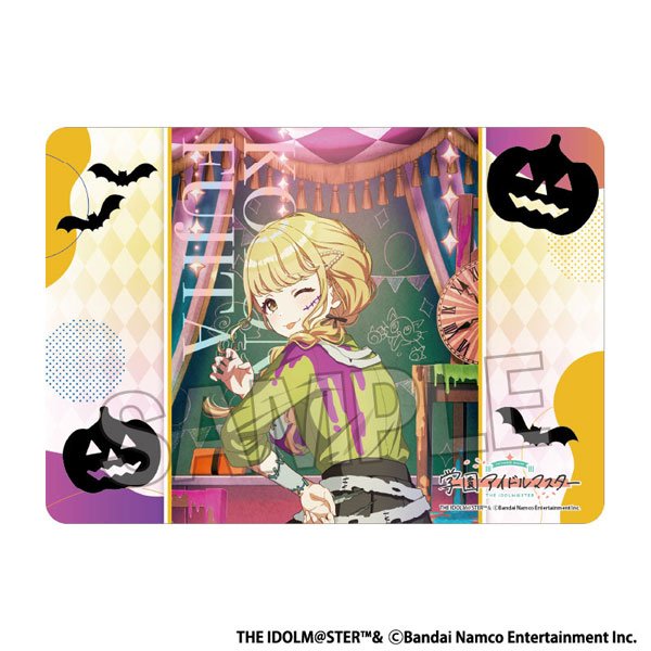 画像1:  【予約商品】  PROOF 学園アイドルマスター　イラストプレイマットNT　世界一可愛い私 '24ハロウィン 藤田ことね 【25年8月発売】 (1)