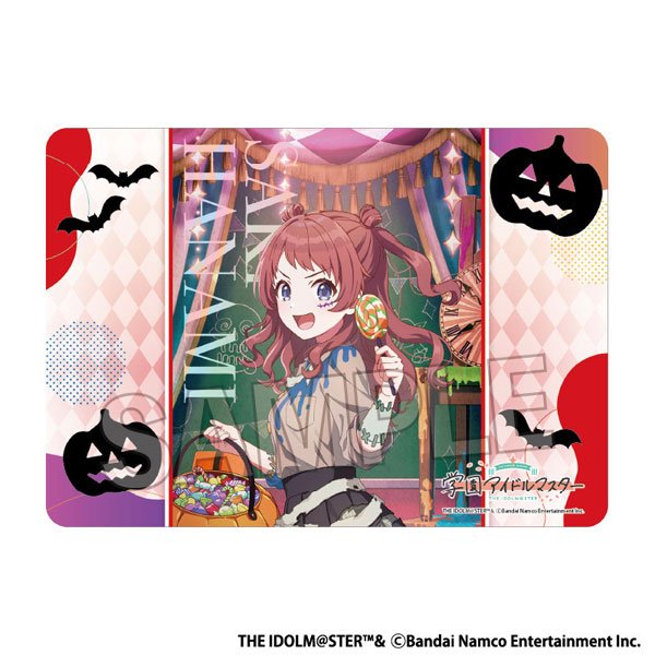 画像1:  【予約商品】  PROOF 学園アイドルマスター　イラストプレイマットNT　Fighting My Way '24ハロウィン 花海咲季 【25年8月発売】 (1)