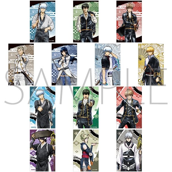 画像1:  【予約商品】  ムービック　「銀魂（アニメ版）」クリアシートコレクション／バラガキ篇＆金魂篇＆一国傾城篇 BOX（7パック入り） 【25年7月26日発売】 (1)