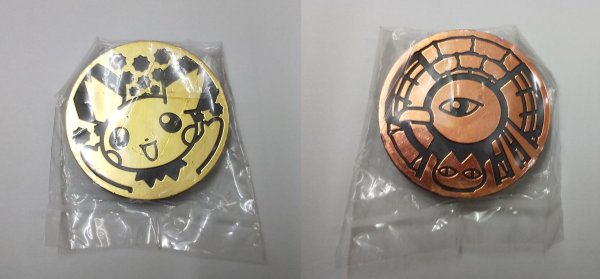 画像1: ポケモンカードゲーム コイン（ピチュー・ネイティオ セット・未開封）（買取品）#P21 (1)