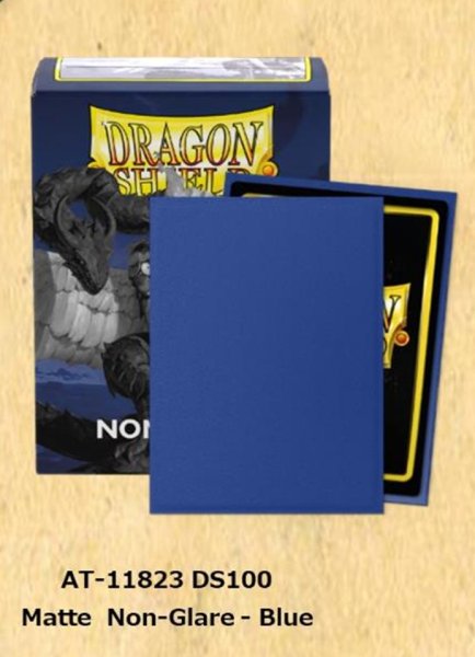 画像1:  【予約商品】  AT-11824 DS100 Matte - Non-Glare - Blue  Standard Size（スタンダードサイズ・100枚入り） 【25年8月上旬発売】 (1)
