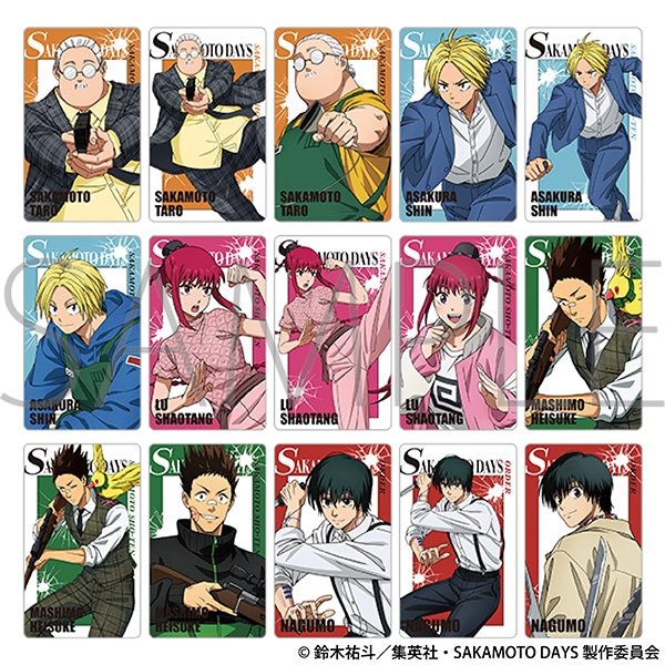 画像1:  【予約商品】  TVアニメ『SAKAMOTO DAYS』　カードセレクション BOX（8パック入り） 【25年7月19日発売】 (1)
