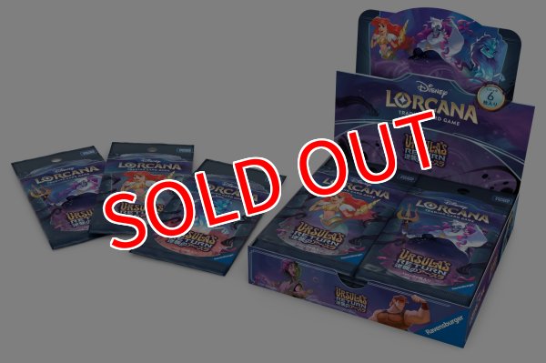 画像1:  【予約商品】  ディズニー・ロルカナ・TCG　 日本語版 ブースターパック 逆襲のアースラ BOX（16パック入り） 【25年7月12日発売】    (1)