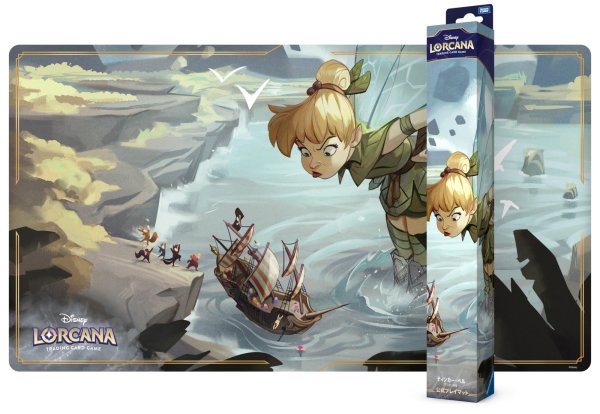 画像1:  【予約商品】  ディズニー・ロルカナ・TCG　公式プレイマット 「ティンカー・ベル  でっかい妖精」    (1)