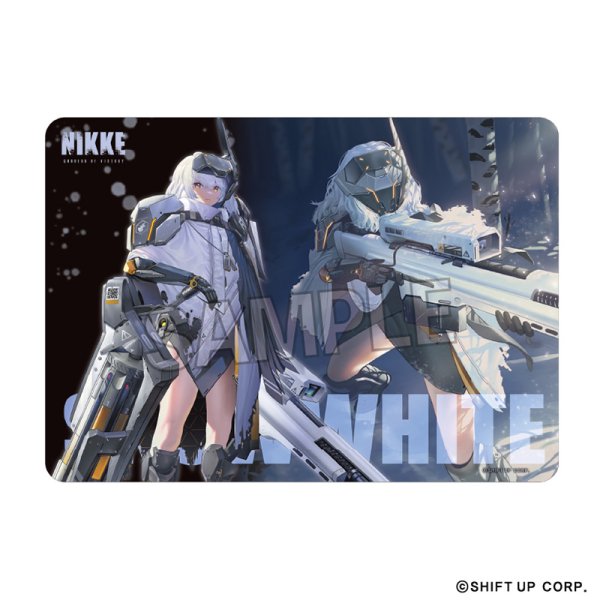 画像1:  【予約商品】  PROOF 勝利の女神：NIKKE　イラストプレイマットNT　スノーホワイト 【25年9月発売】 (1)