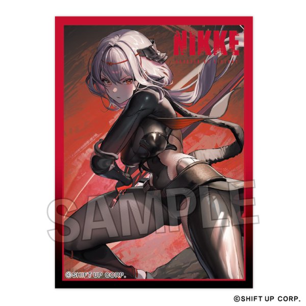 画像1:  【予約商品】  PROOF 勝利の女神：NIKKE　イラストスリーブNT　紅蓮：ブラックシャドウ（80枚入り） 【25年9月発売】 (1)
