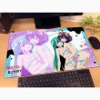 画像2:  【予約商品】  カーテン魂　魔法少女にあこがれて 描き下ろしラバーマット （マジアベーゼ＆マジアアズール／あこがれリボンコーデ） 【25年10月上旬発売】 (2)