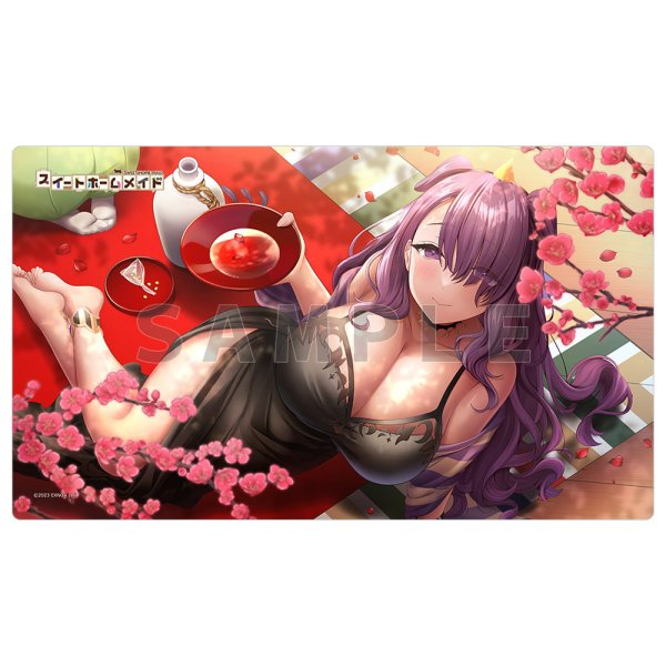 画像1:  【予約商品】  カーテン魂　スイートホームメイド ラバーマット（ナシュワ・有楽・モンデリーズ/福豆飛び交う節分祭）  【25年10月上旬発売】 (1)