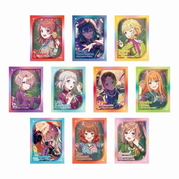 画像1:  【予約商品】  学園アイドルマスター トレーディングホログラムステッカー ’24ハロウィンver. BOX（10パック入り） 【25年8月発売】 (1)