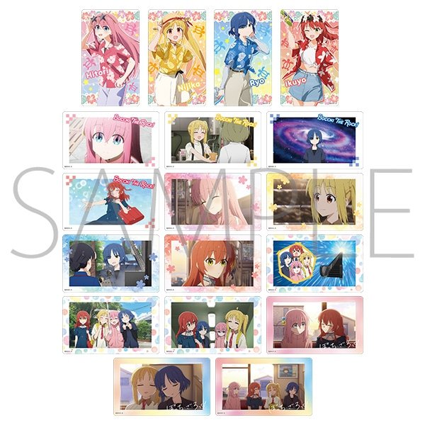 画像1:  【予約商品】  「ぼっち・ざ・ろっく！（アニメ版）」メモリアルクリアカードコレクション／vol.2 BOX（9パック入り） 【25年8月2日発売】 (1)