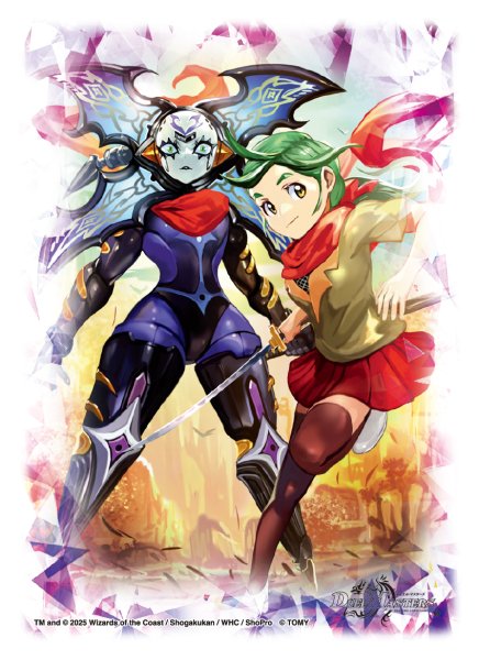 画像1:  【再入荷予約商品】  デュエル・マスターズ DXカードスリーブ  本能寺カレン＆カオスマントラ  ー裏切のヒロインー（64枚入り） 【26年4月下旬再入荷】 (1)