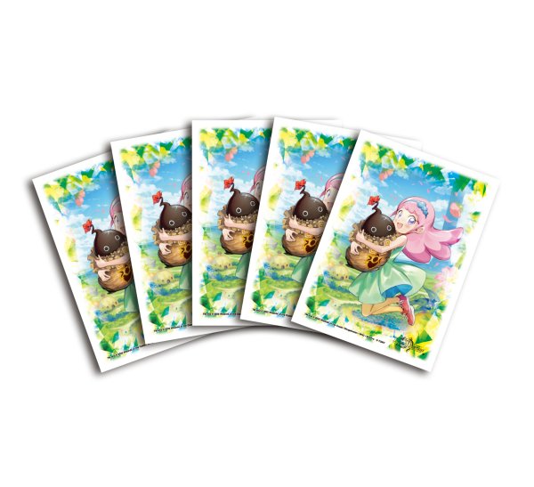 画像2: デュエル・マスターズ DXカードスリーブ  うららかもも&ミノマル ー献身のヒロインー(64枚入り) (2)