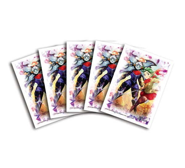 画像2:  【再入荷予約商品】  デュエル・マスターズ DXカードスリーブ  本能寺カレン＆カオスマントラ  ー裏切のヒロインー（64枚入り） 【26年4月下旬再入荷】 (2)