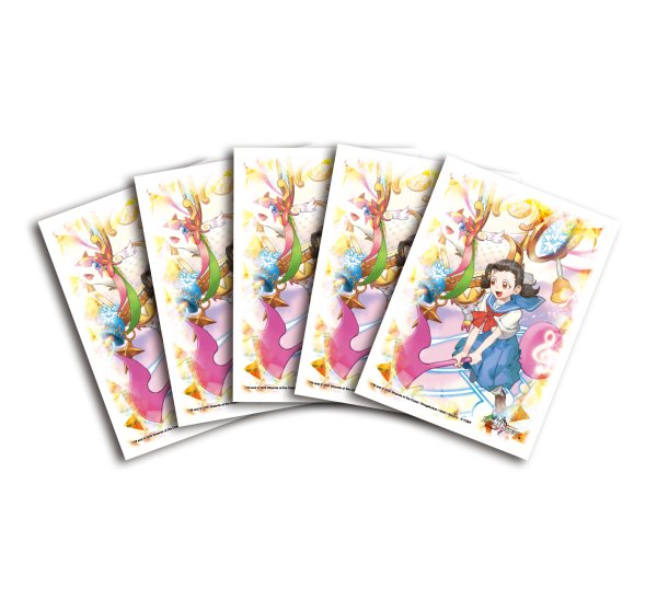 画像2:  【再入荷予約商品】  デュエル・マスターズ DXカードスリーブ  滝川るる＆ラフルル ー閃光のヒロインー（64枚入り） 【26年4月下旬再入荷】 (2)