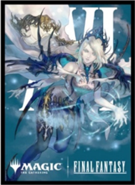画像1:  【予約商品】  『マジック：ザ・ギャザリング――FINAL FANTASY』 プレイヤーズカードスリーブ MFS-18 「キャラクター」ボーダーレス版 《氷の召喚獣、シヴァ》（80枚入り） 【25年9月19日発売】    (1)